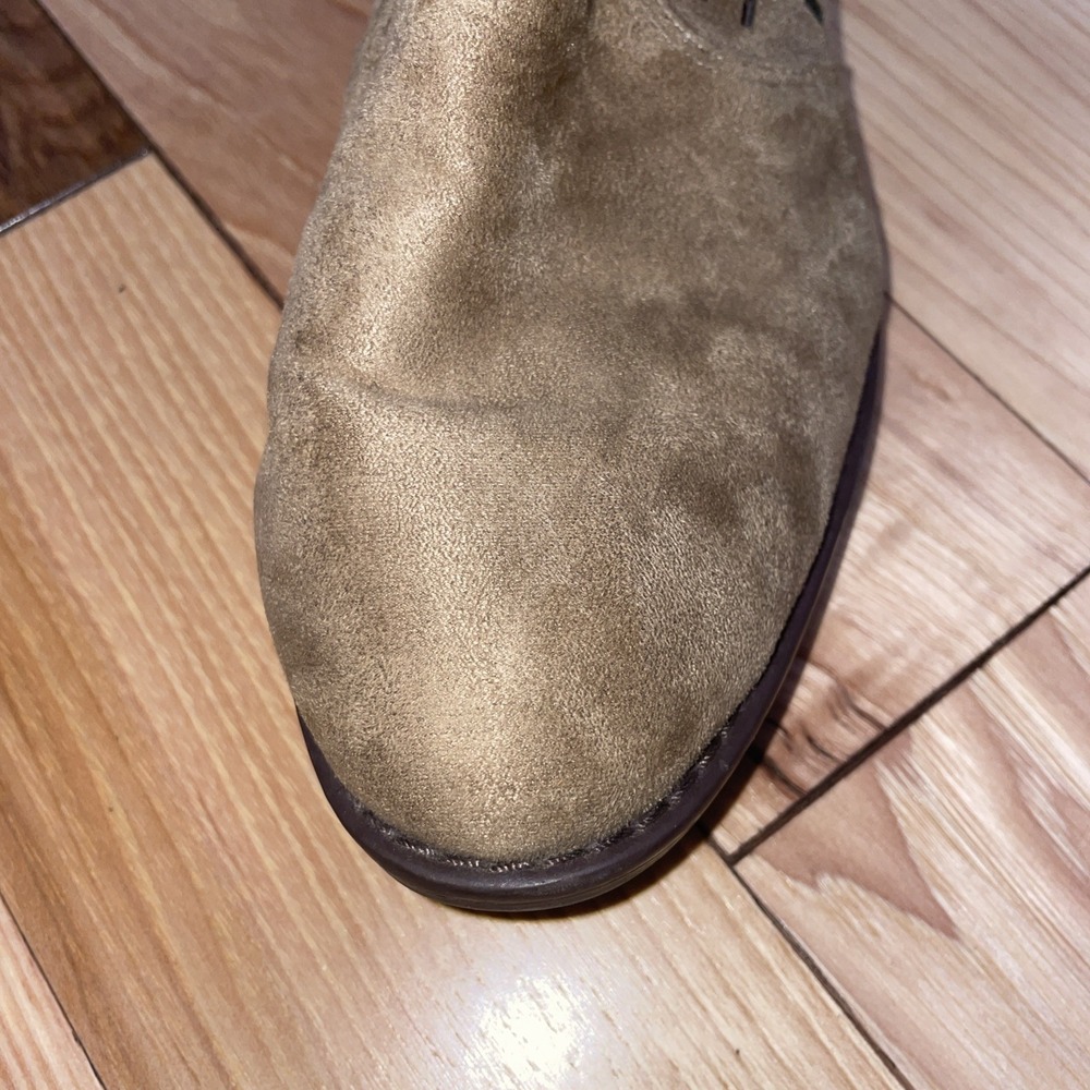 Eurosoft by Sofft Booties Ankle Tan Suede Laser Cutout Suede Zip Western 8.5 - Picture 10 of 12